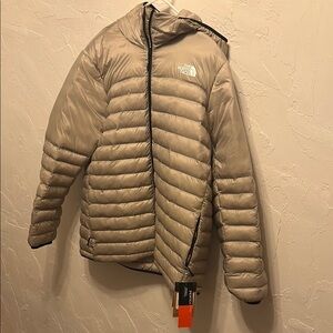 The North Face Light Tan Quilted Jacket